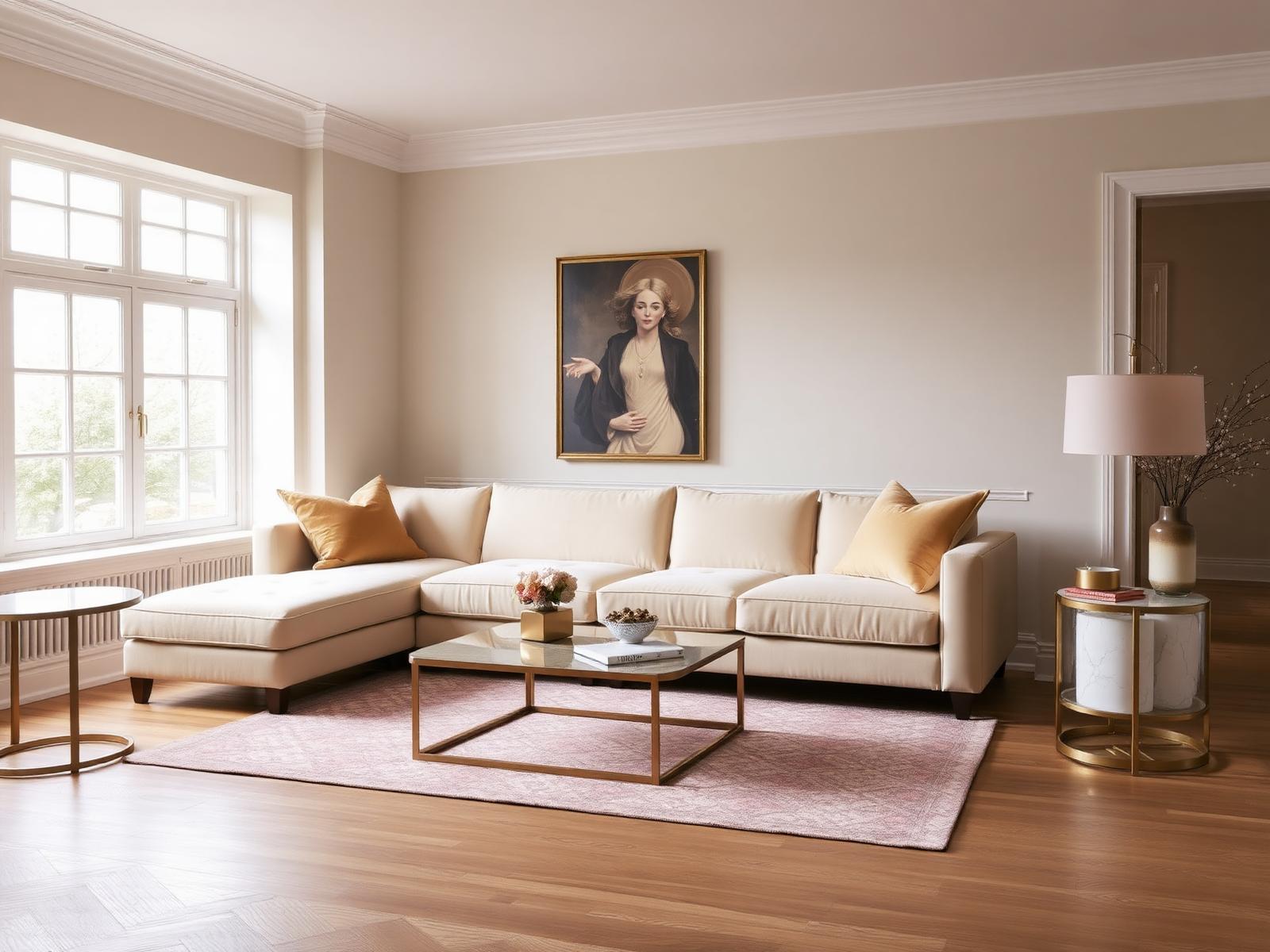 Elegant British living room